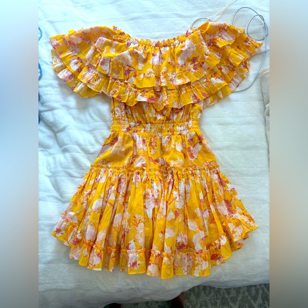 Misa off the shoulder mini dress